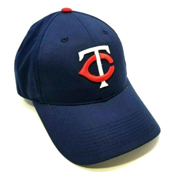 Minnesota Twins Baseball Hat Cap OC Sports Blue MLB TC Logo OSFM  Adjustable - Picture 3 of 5